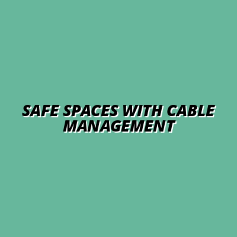 using cable management to enhance office safety